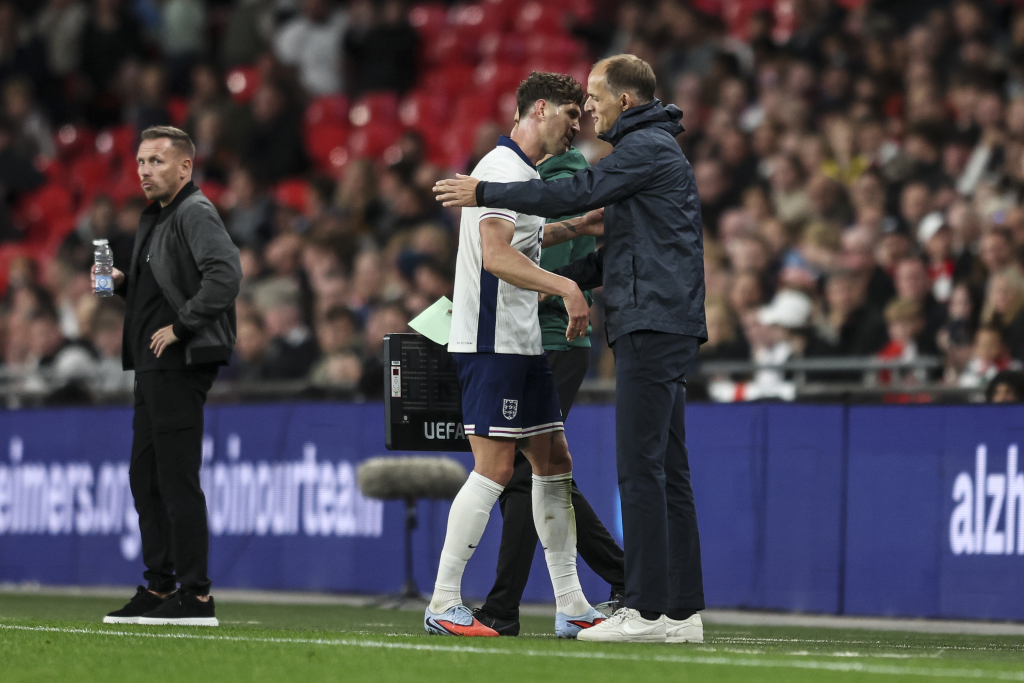 Watch: Tuchel fears worst after Stones injury scare