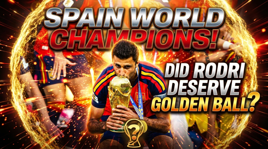 The Soccer Show – Spain World Champions! Did Rodri deserve Golden Ball?