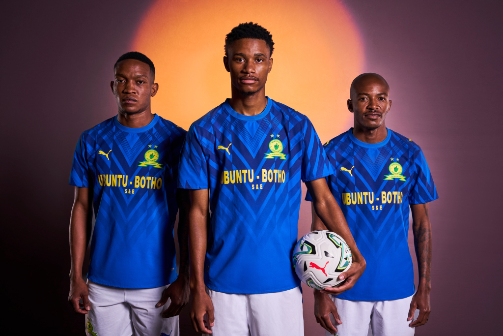 Sundowns and PUMA unveil star-studded new away kit