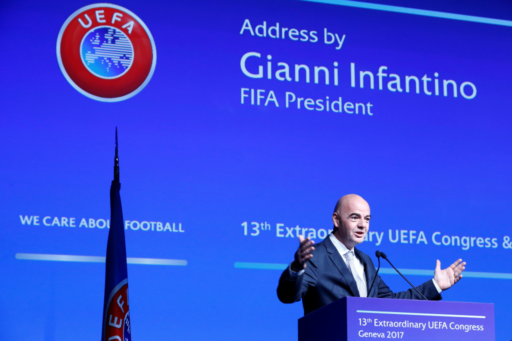 UEFA prepares criminal complaint against Infantino
