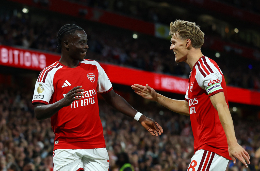 Havertz, Saka, Odegaard sink Coventry in style