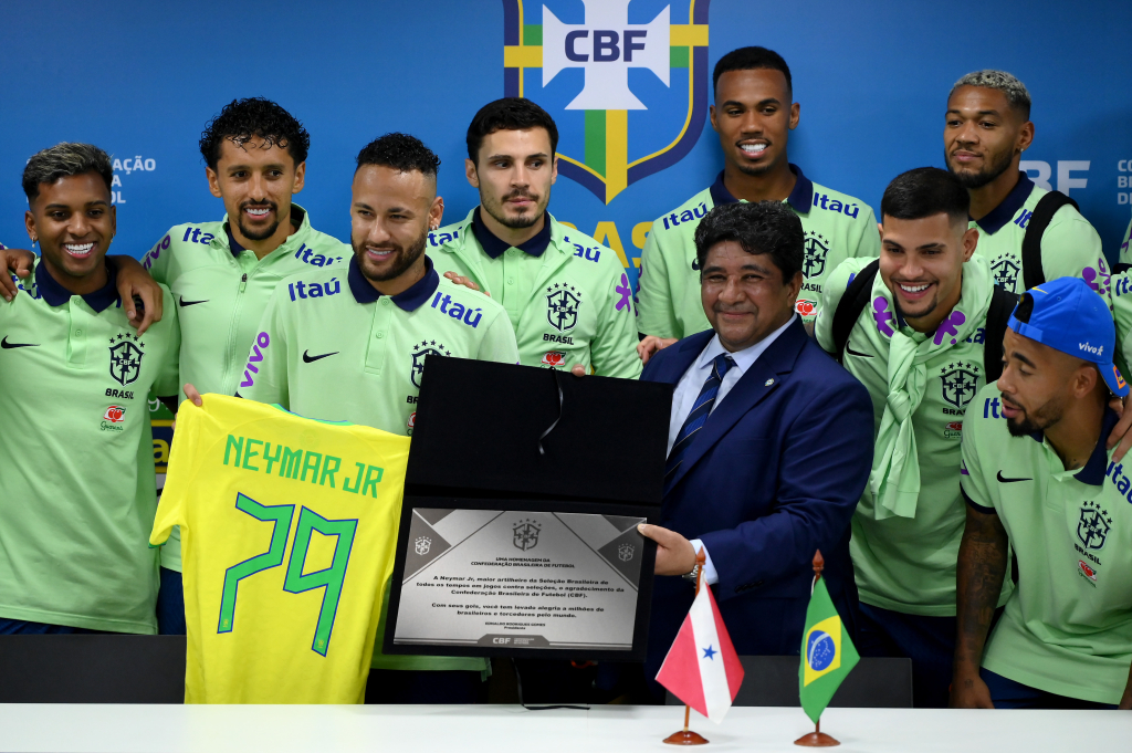 On this day: Neymar breaks Pelé’s Brazil scoring record
