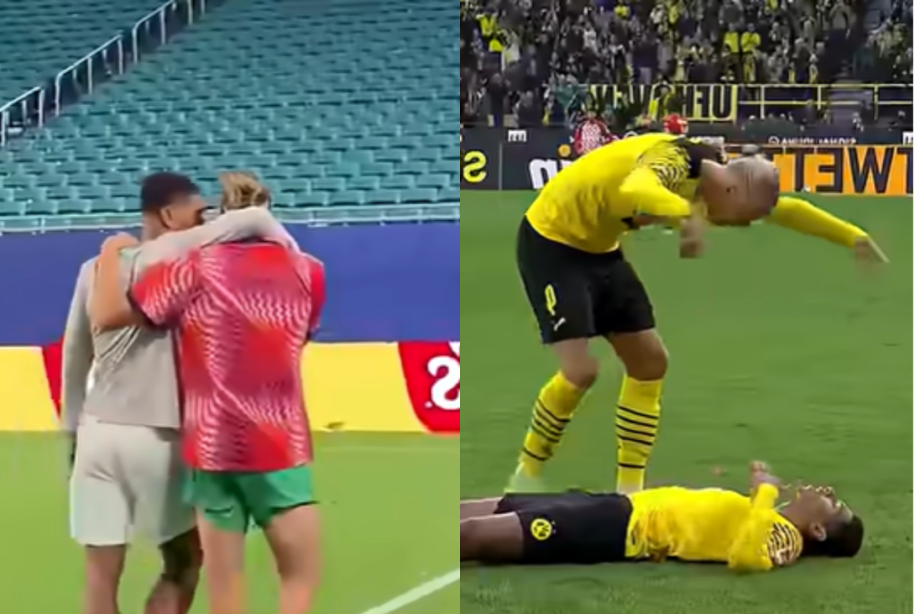 Watch: Haaland, Bellingham bromance