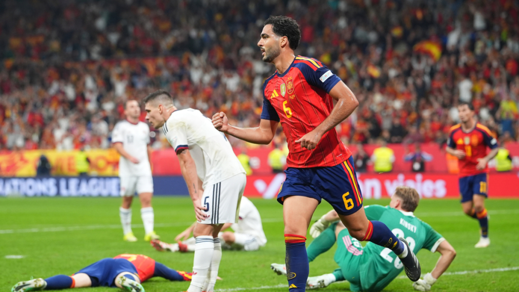 Spain extend unbeaten run as England hit seven