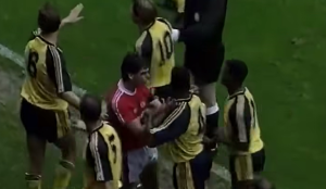 On this day: Old Trafford erupts in chaos